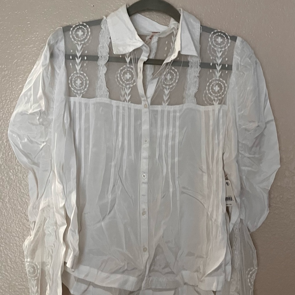 Free people button down shirt